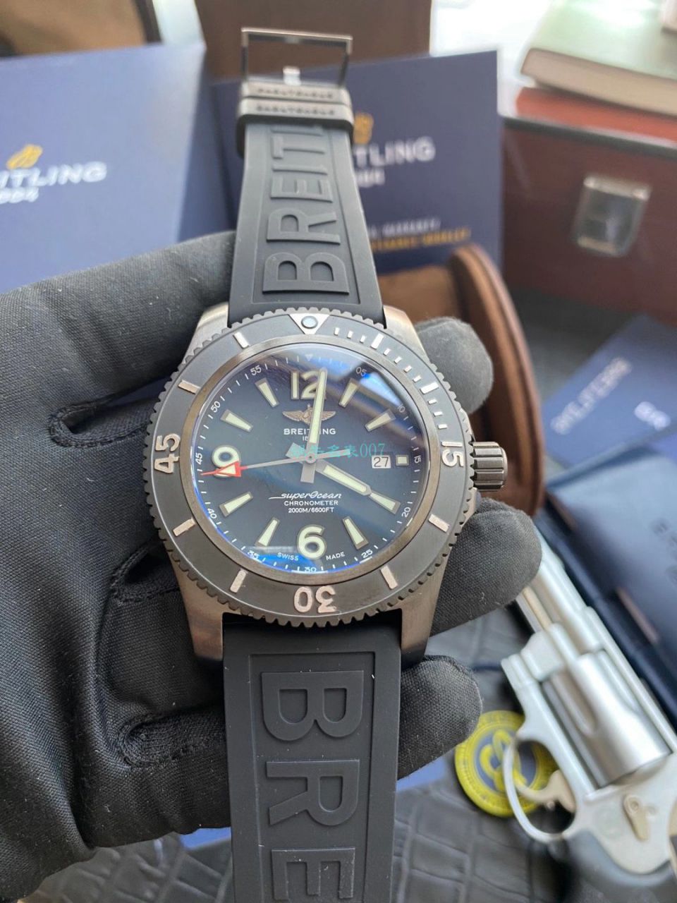【渠道原单】 Breitling 超级海洋系列M17368B71B1S2（针扣） wrist watch  / BL202
