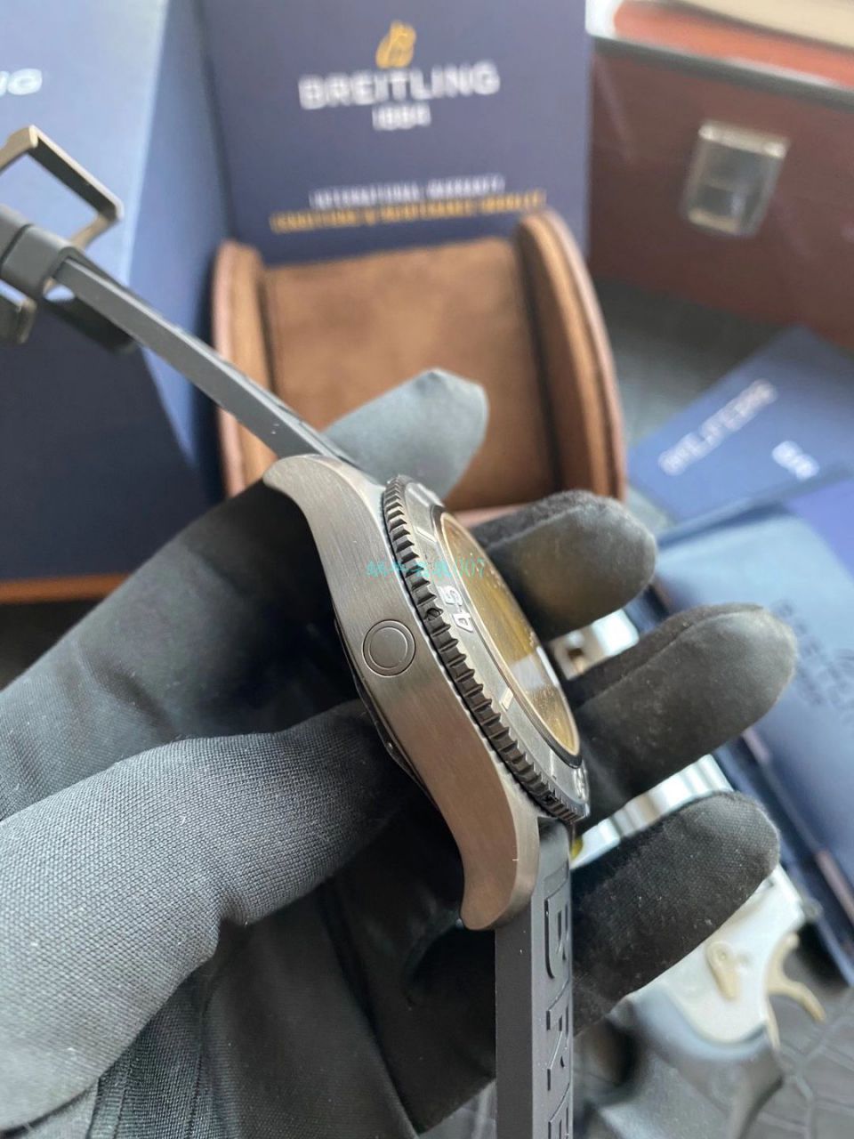 【渠道原单】 Breitling 超级海洋系列M17368B71B1S2（针扣） wrist watch  / BL202