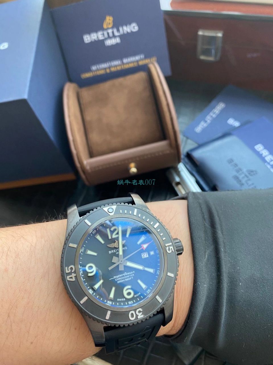 【渠道原单】 Breitling 超级海洋系列M17368B71B1S2（针扣） wrist watch  / BL202