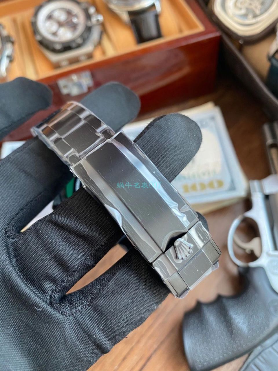 V9 Factory  Rolex 水鬼 top 复刻手表BLAKEN  SUBMARINER  DATE LV官方同款曜黑改装版 / R670
