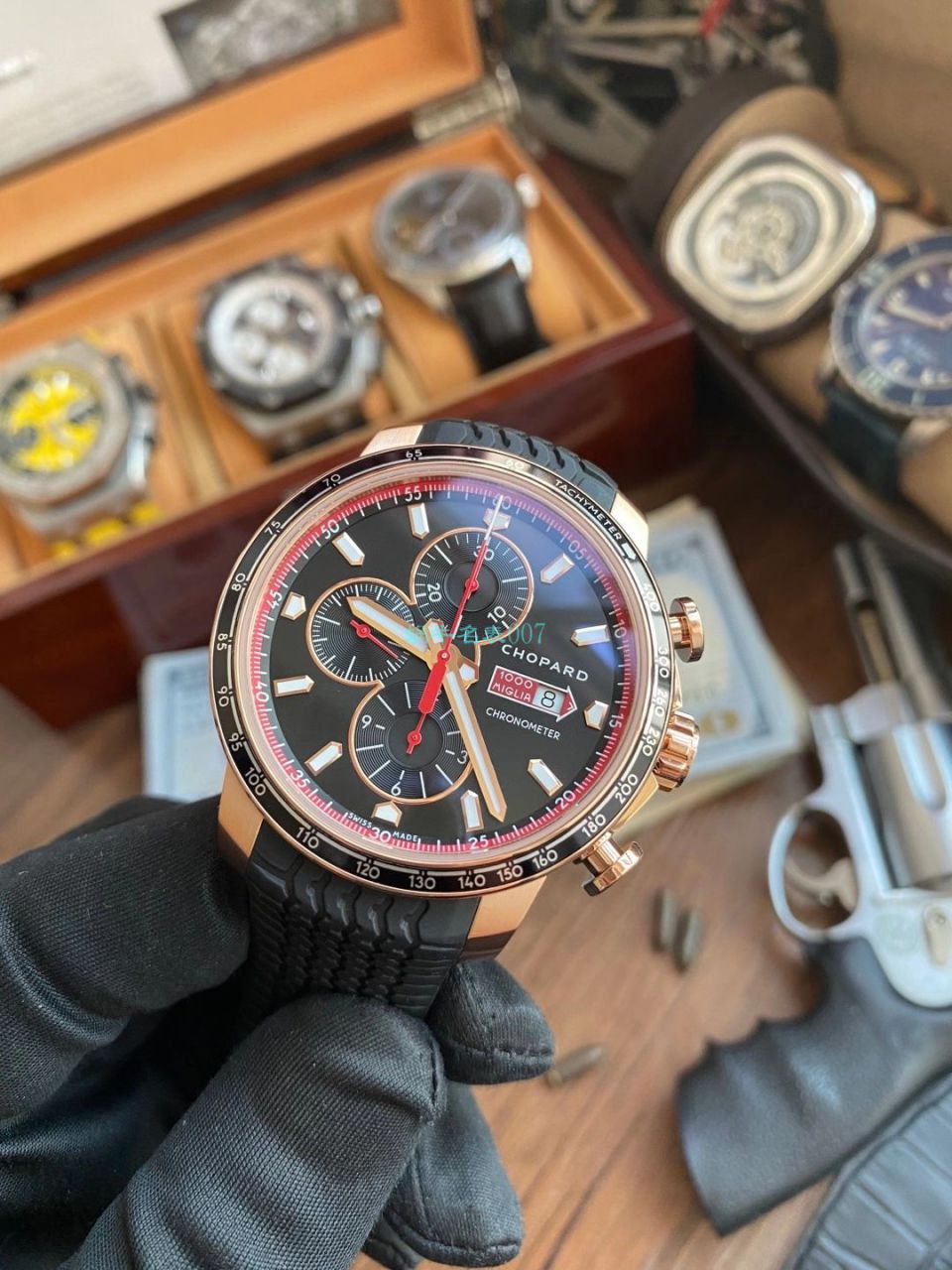 【 Video analysis 】V7 Factory  Chopard 经典赛车1比1 top 复刻高仿手表161293-5001 wrist watch  / XB079