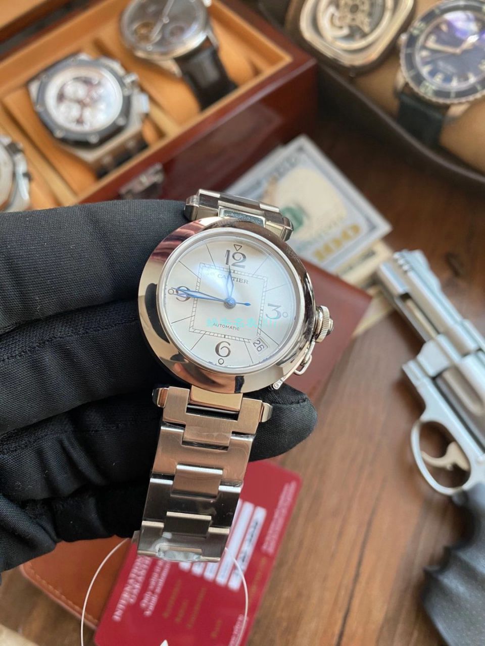 【高品质的复刻高仿手表】V9 Factory  Cartier  帕莎女表W31074M7，W31075M7，WSPA0013 wrist watch  / K319