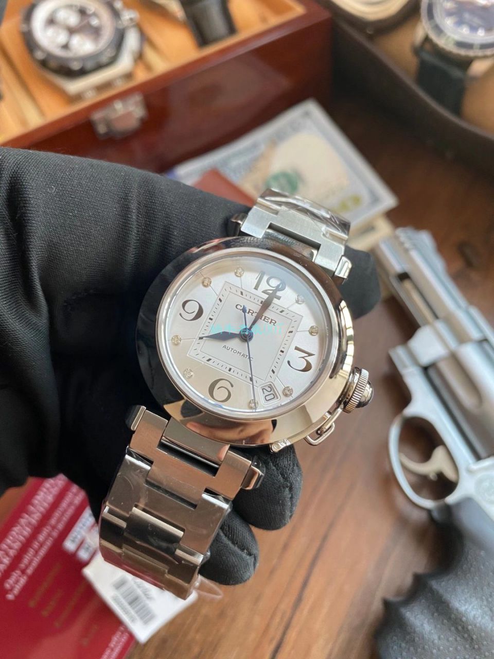 【高品质的复刻高仿手表】V9 Factory  Cartier  帕莎女表W31074M7，W31075M7，WSPA0013 wrist watch  / K319