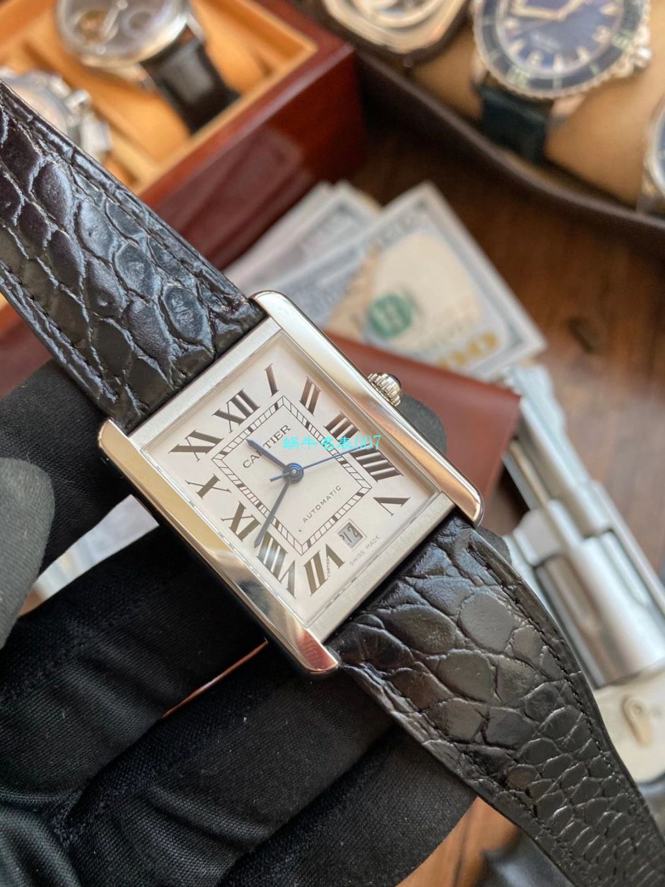 V9 Factory  Cartier  坦克系列1比1复刻高仿手表W5200026（超大号） wrist watch  / K313