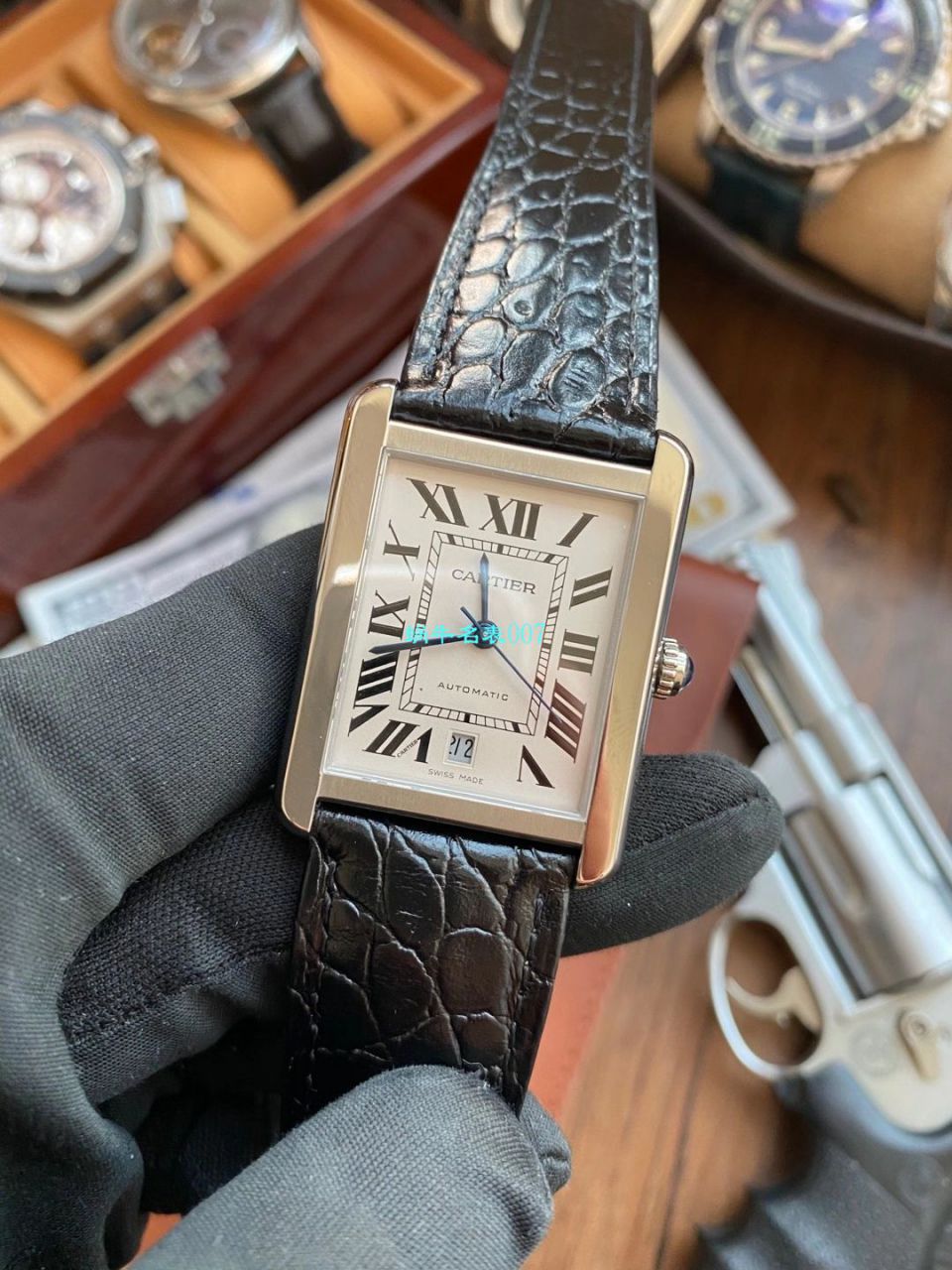 V9 Factory  Cartier  坦克系列1比1复刻高仿手表W5200026（超大号） wrist watch  / K313