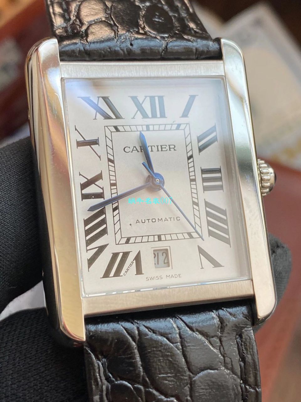 V9 Factory  Cartier  坦克系列1比1复刻高仿手表W5200026（超大号） wrist watch  / K313
