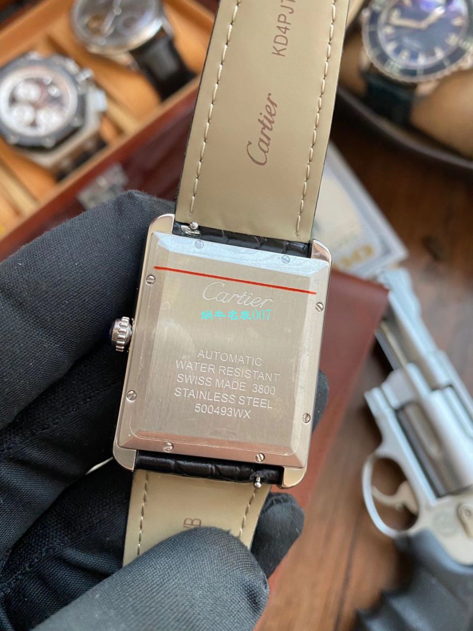 V9 Factory  Cartier  坦克系列1比1复刻高仿手表W5200026（超大号） wrist watch  / K313