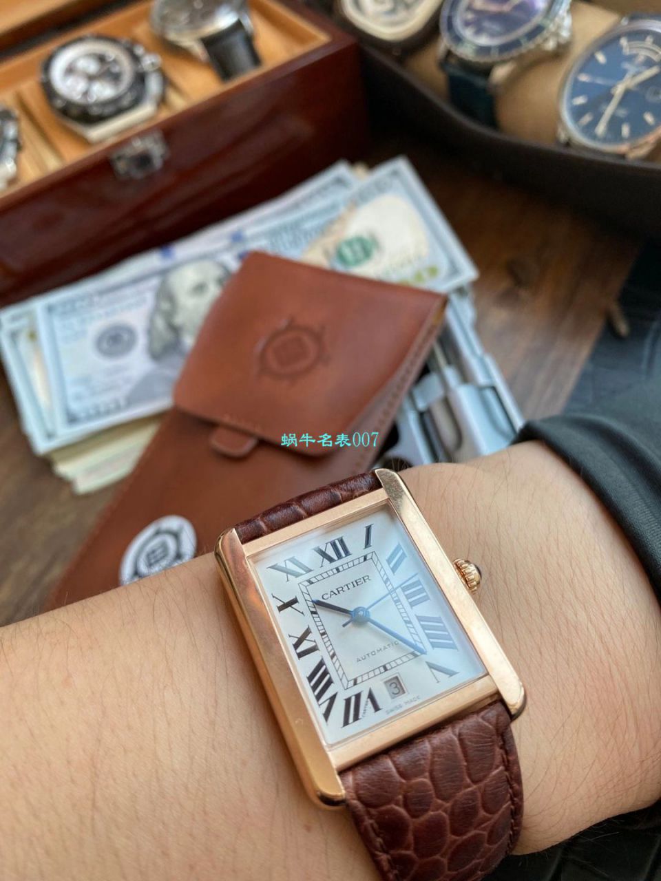 V9 Factory  Cartier  坦克系列1比1复刻高仿手表W5200026（超大号） wrist watch  / K313