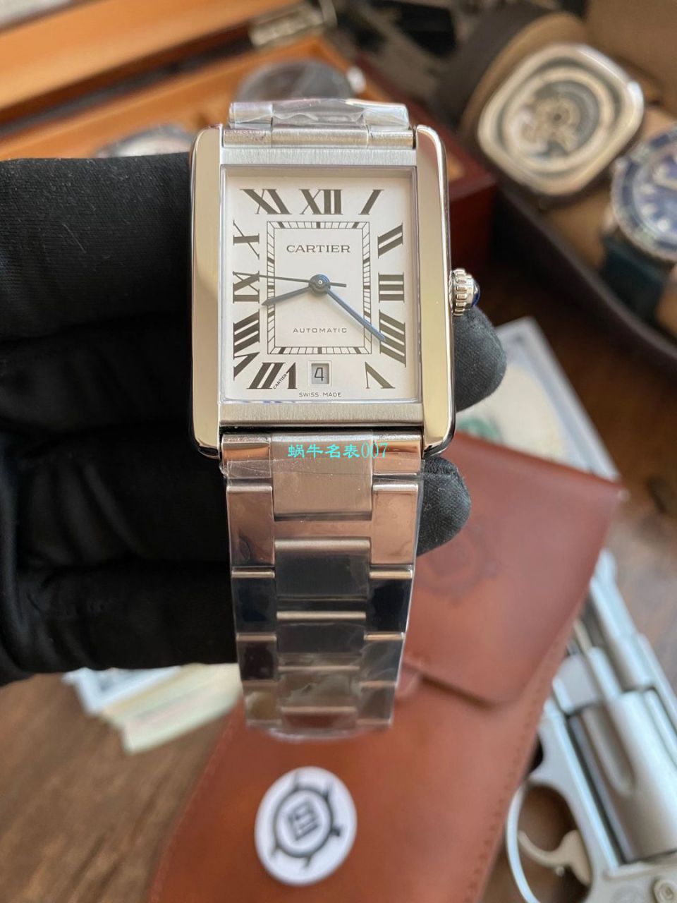 【最大的高仿手表网站】V9 Factory  Cartier  坦克系列W5200026 / W5200027 wrist watch  / K321