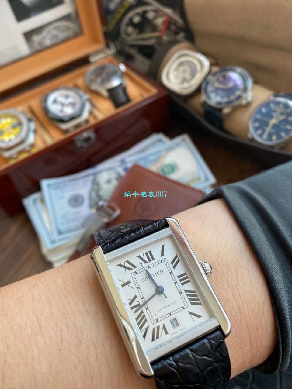 【最大的高仿手表网站】V9 Factory  Cartier  坦克系列W5200026 / W5200027 wrist watch  / K321