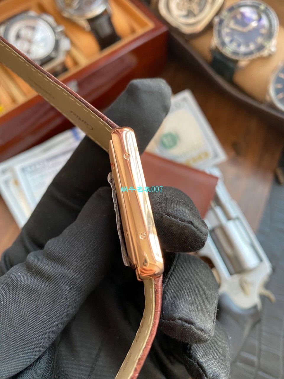 【最大的高仿手表网站】V9 Factory  Cartier  坦克系列W5200026 / W5200027 wrist watch  / K321