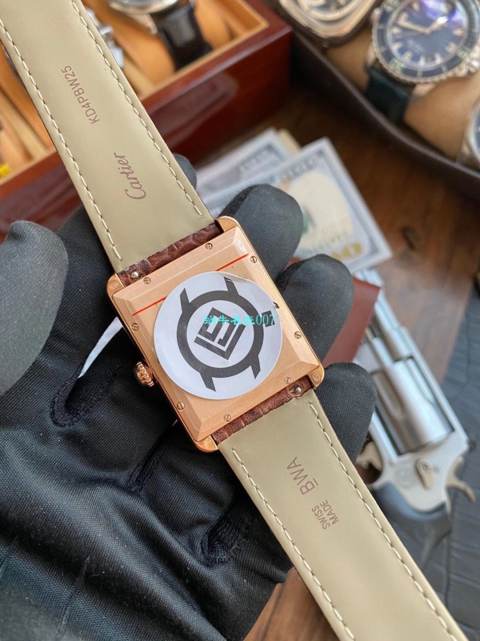 【最大的高仿手表网站】V9 Factory  Cartier  坦克系列W5200026 / W5200027 wrist watch  / K321