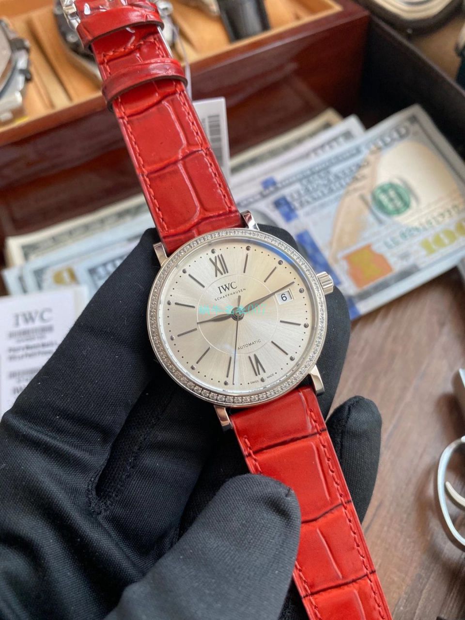 【 top 复刻手表最靠谱的商家】V7 Factory  IWC 高仿IWC柏涛菲诺系列IW458109女表 / WG587