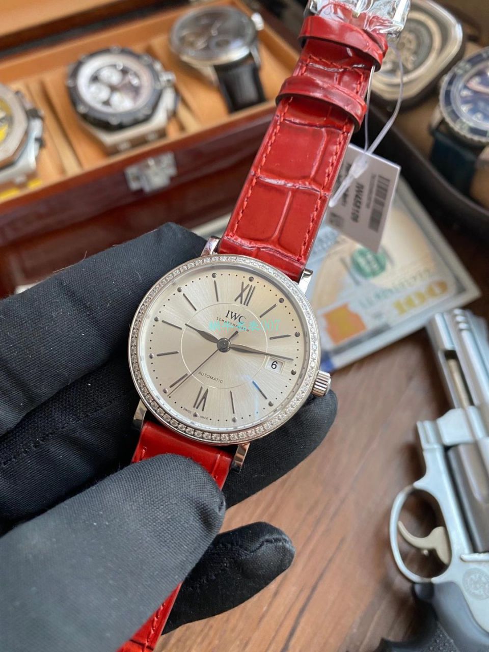 【 top 复刻手表最靠谱的商家】V7 Factory  IWC 高仿IWC柏涛菲诺系列IW458109女表 / WG587