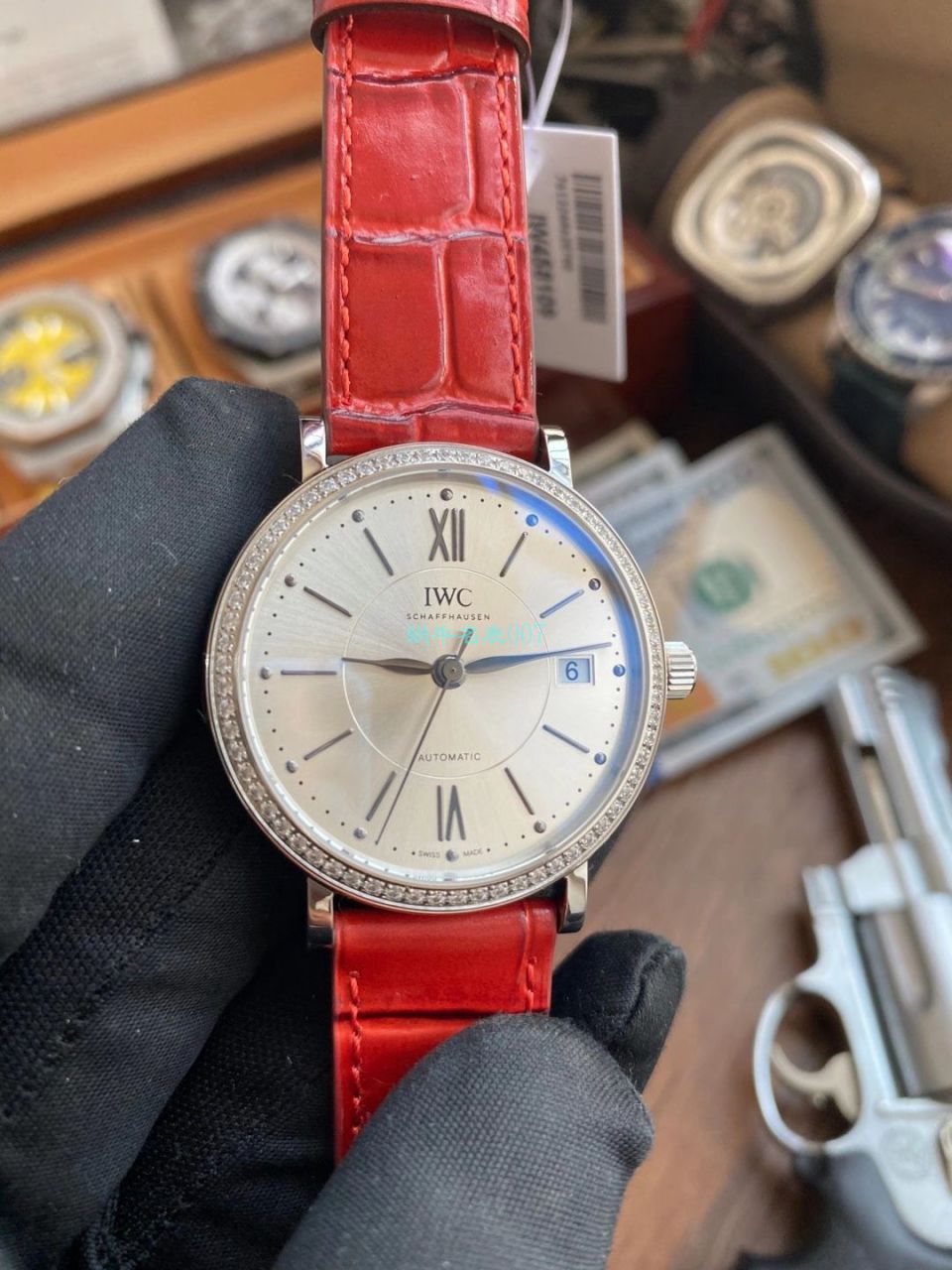 【 top 复刻手表最靠谱的商家】V7 Factory  IWC 高仿IWC柏涛菲诺系列IW458109女表 / WG587