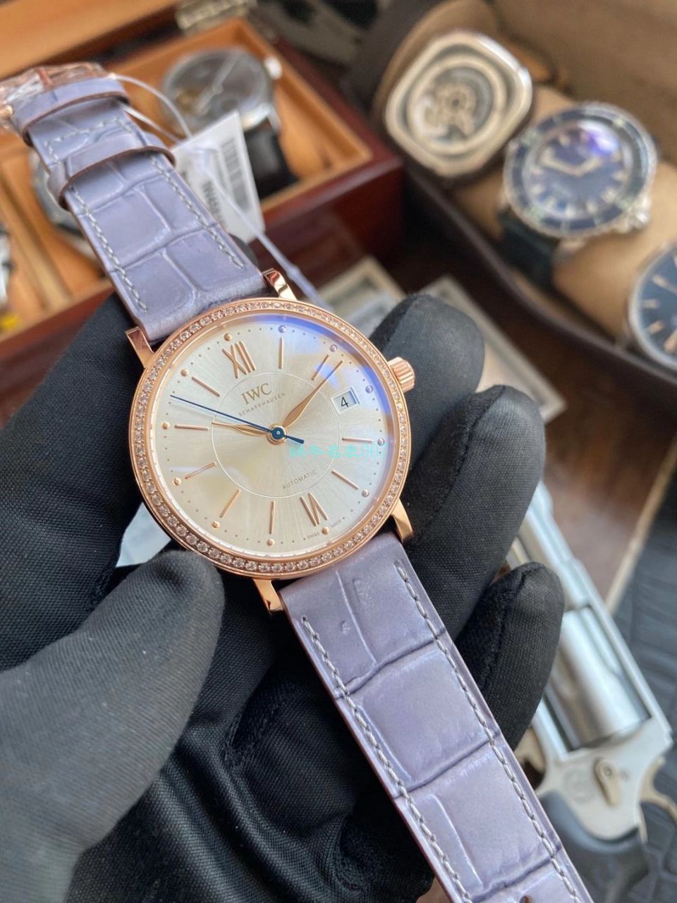 【 top 复刻表在哪个网站买靠谱】V7 Factory 高仿 IWC IWC柏涛菲诺系列IW458107女表 / WG588