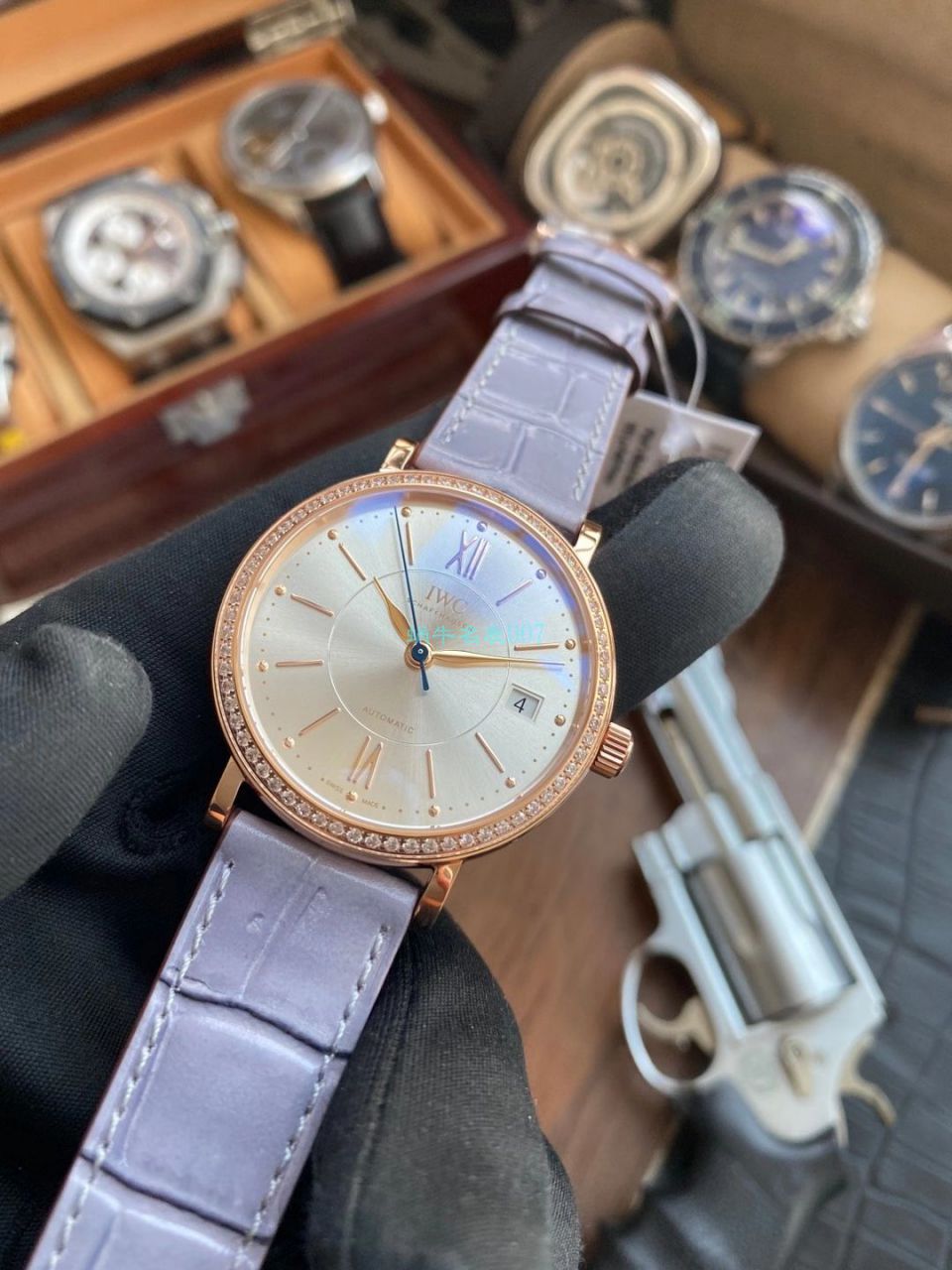 【 top 复刻表在哪个网站买靠谱】V7 Factory 高仿 IWC IWC柏涛菲诺系列IW458107女表 / WG588