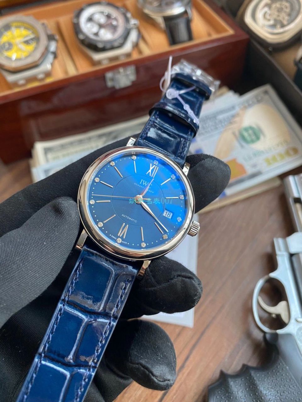 【 top 复刻表在哪个网站买靠谱】V7 Factory 高仿 IWC IWC柏涛菲诺系列IW458107女表 / WG588