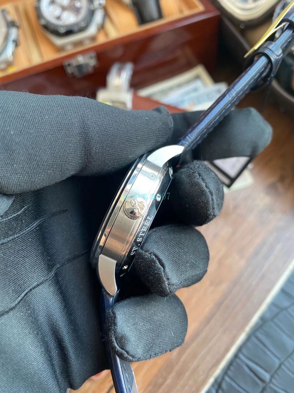【视频最大的高仿手表网站】V9 Factory glashuette original原创议员月相100-04-05-12-30 wrist watch  / GLA069