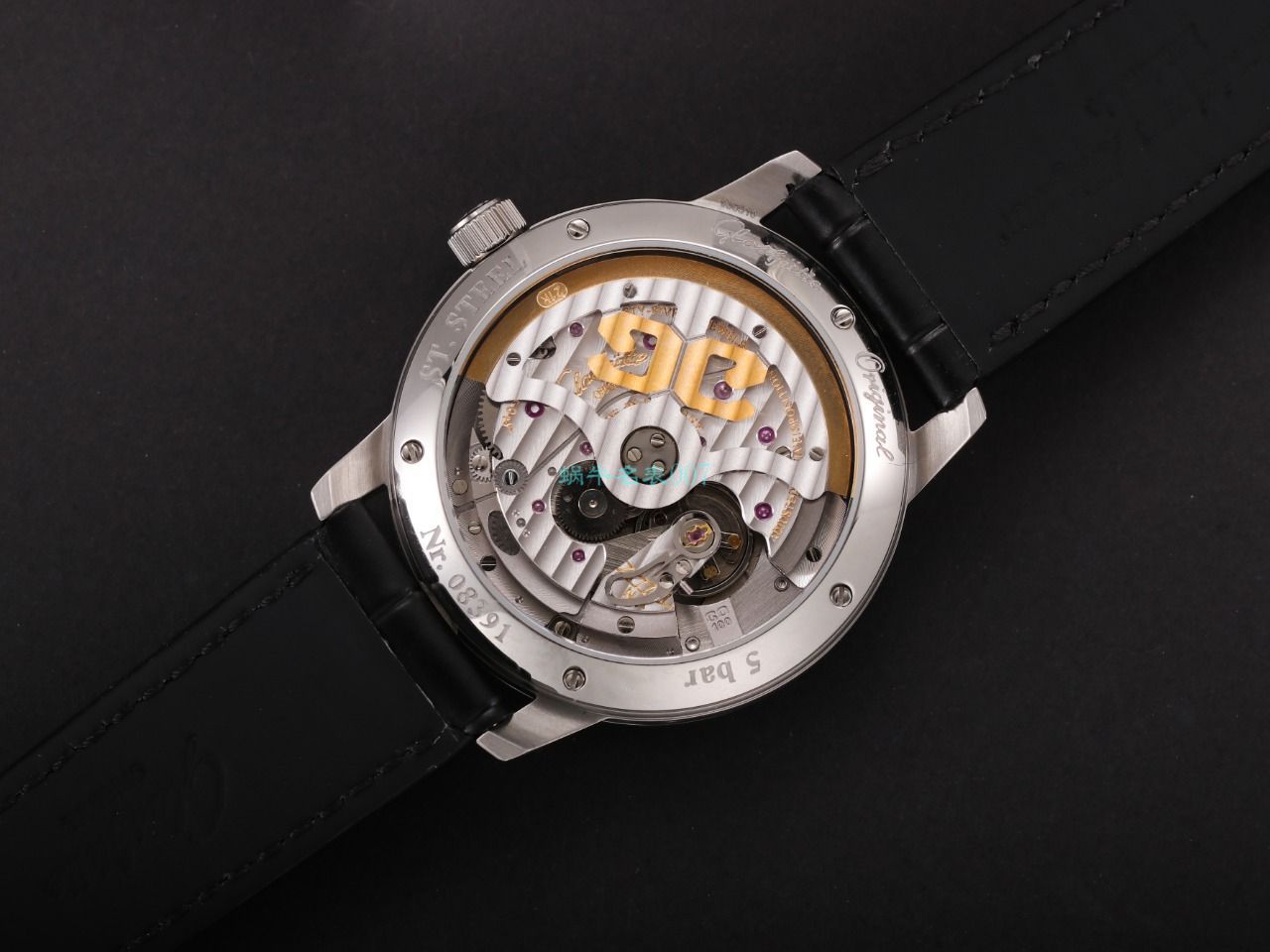 【视频最大的高仿手表网站】V9 Factory glashuette original原创议员月相100-04-05-12-30 wrist watch  / GLA069