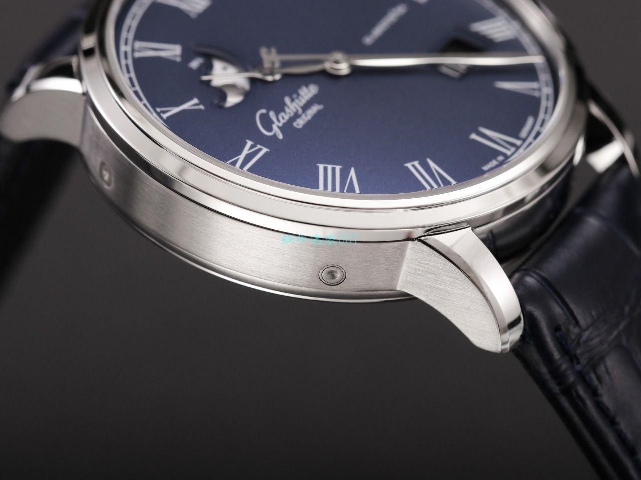 【视频最大的高仿手表网站】V9 Factory glashuette original原创议员月相100-04-05-12-30 wrist watch  / GLA069