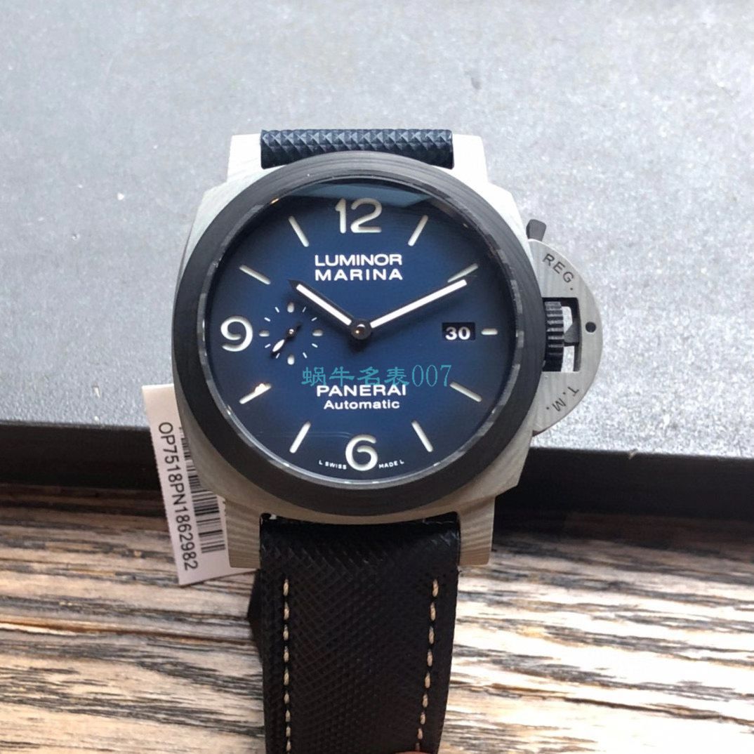 【 复刻手表哪个 Factory  Best 】VS Factory 高仿 Panerai LUMINOR烟熏蓝PAM01663，PAM1663 wrist watch  / VSPAM1663
