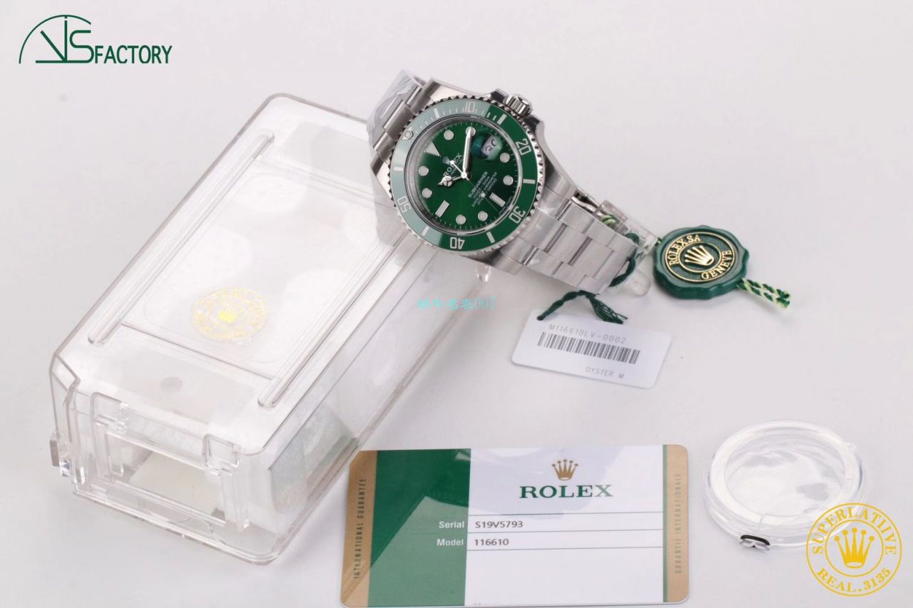  Video analysis VS Factory  Rolex  Submariner 116610LV-97200 top 复刻高仿手表 / R679VS