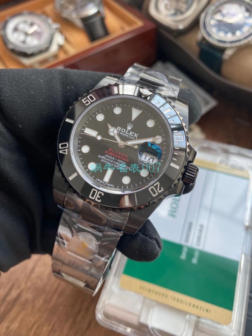 V6 Factory 最新力作 Rolex  Submariner BLAKEN copy customized 版暗夜红改装表 / R680