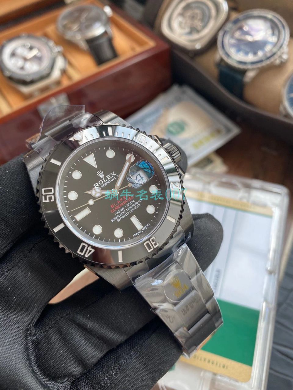 V6 Factory 最新力作 Rolex  Submariner BLAKEN copy customized 版暗夜红改装表 / R680