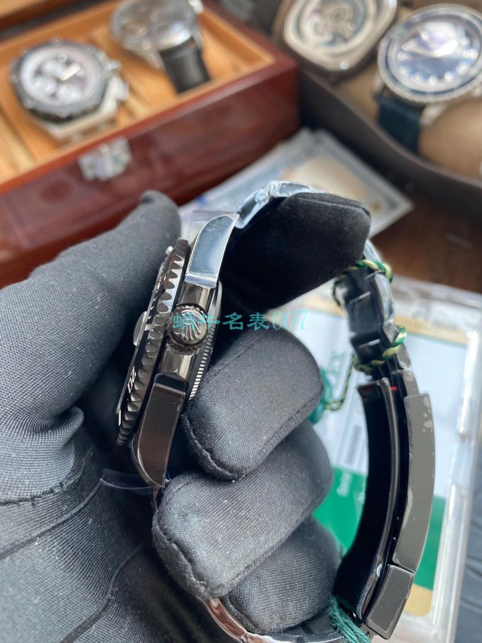 V6 Factory 最新力作 Rolex  Submariner BLAKEN copy customized 版暗夜红改装表 / R680