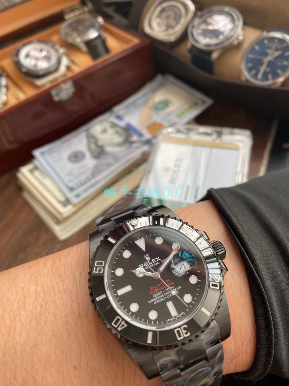 V6 Factory 最新力作 Rolex  Submariner BLAKEN copy customized 版暗夜红改装表 / R680