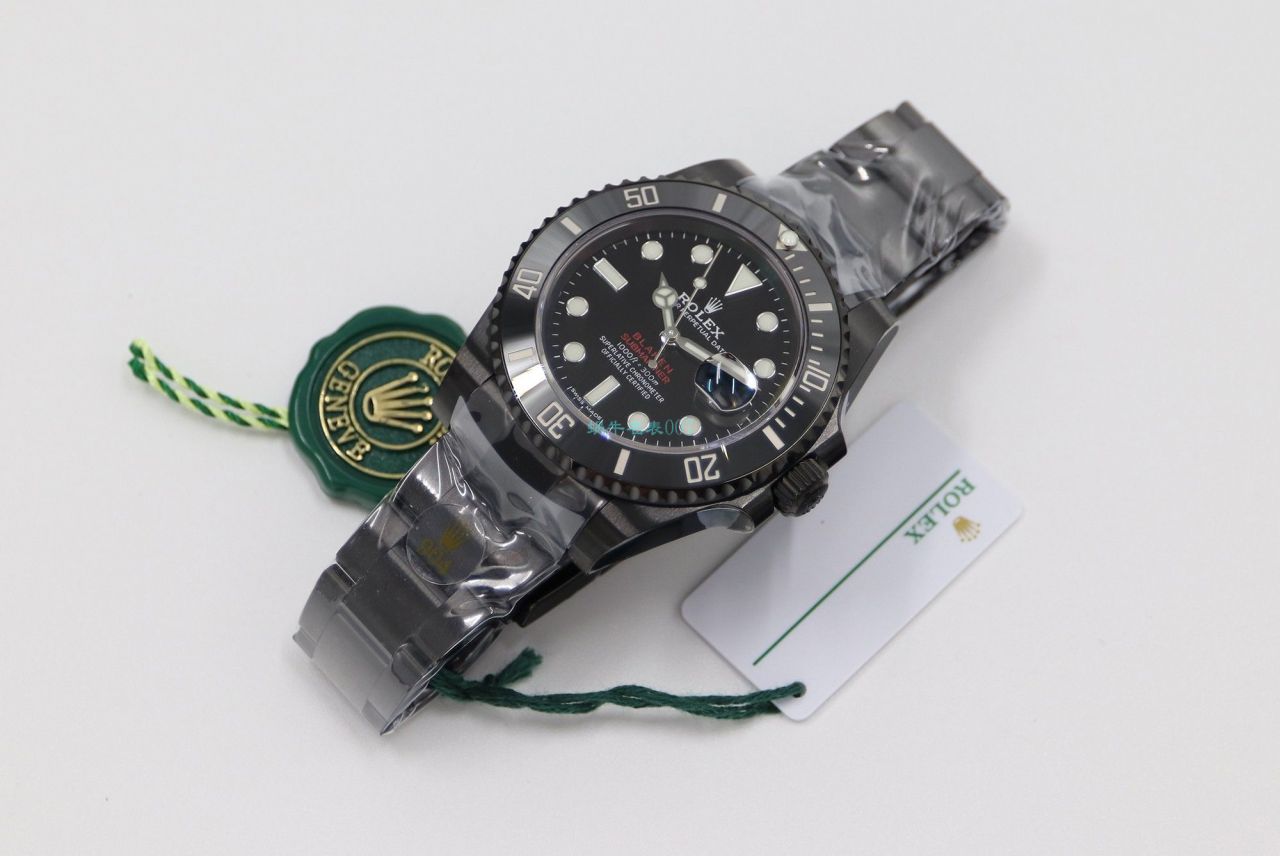 V6 Factory 最新力作 Rolex  Submariner BLAKEN copy customized 版暗夜红改装表 / R680