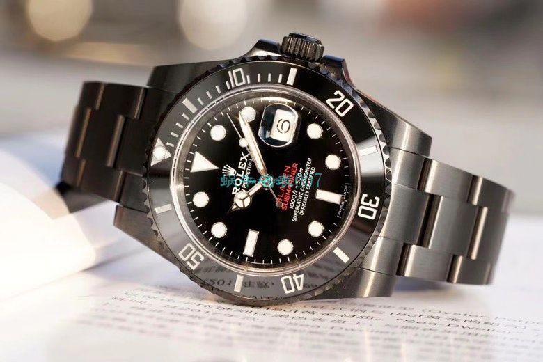 V6 Factory 最新力作 Rolex  Submariner BLAKEN copy customized 版暗夜红改装表 / R680