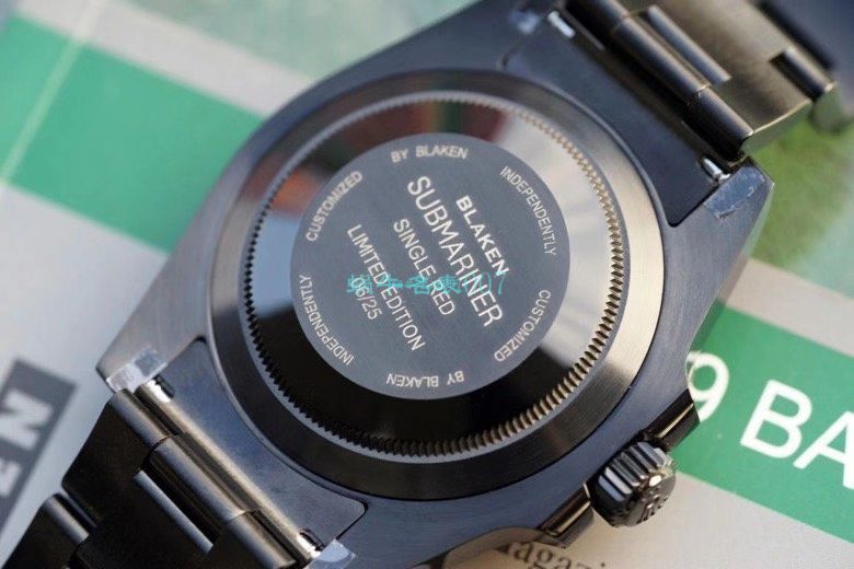 V6 Factory 最新力作 Rolex  Submariner BLAKEN copy customized 版暗夜红改装表 / R680