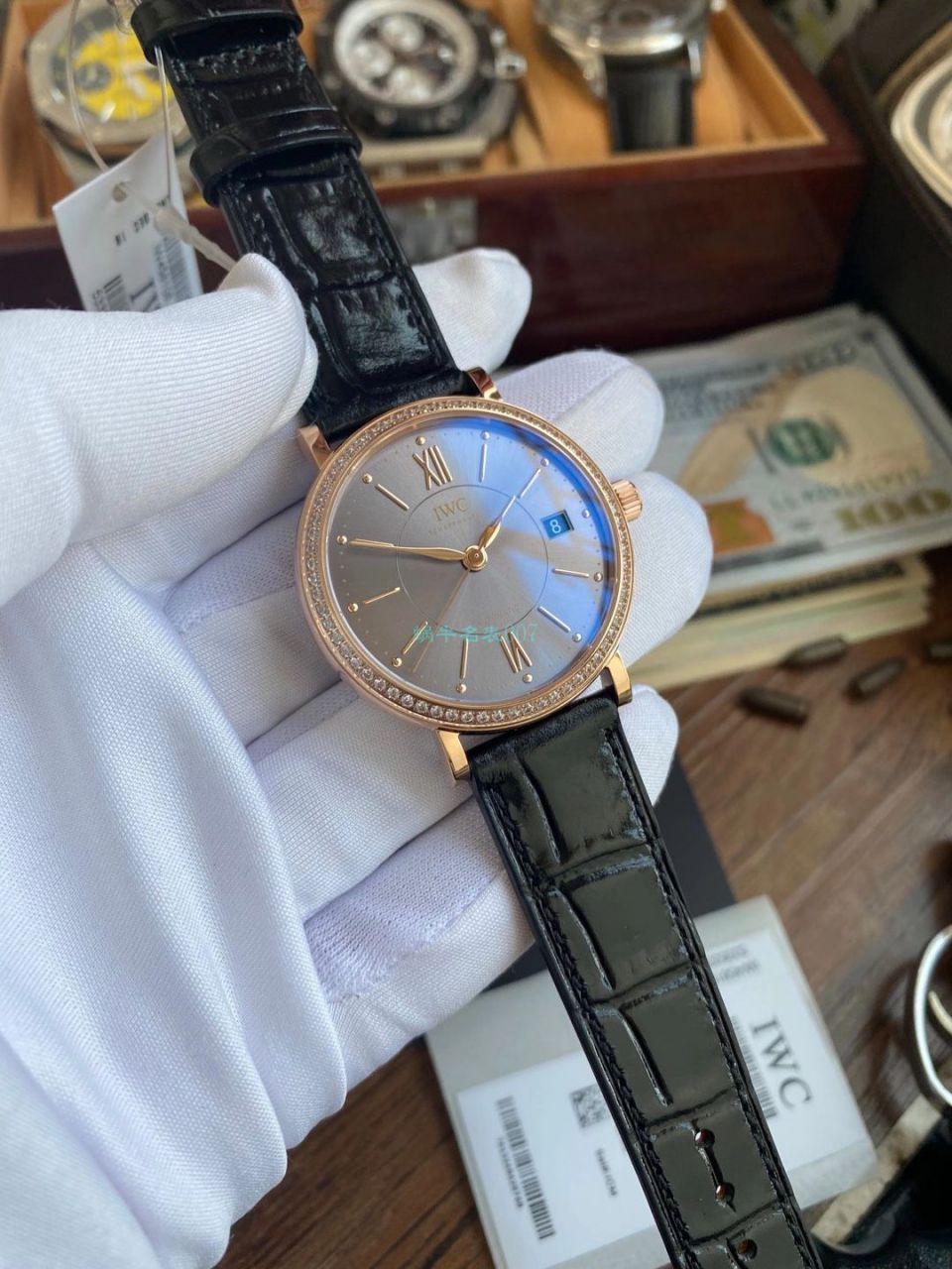 V7 Factory  IWC 一比一复刻高仿手表柏涛菲诺女装IW458108 wrist watch  / WG592