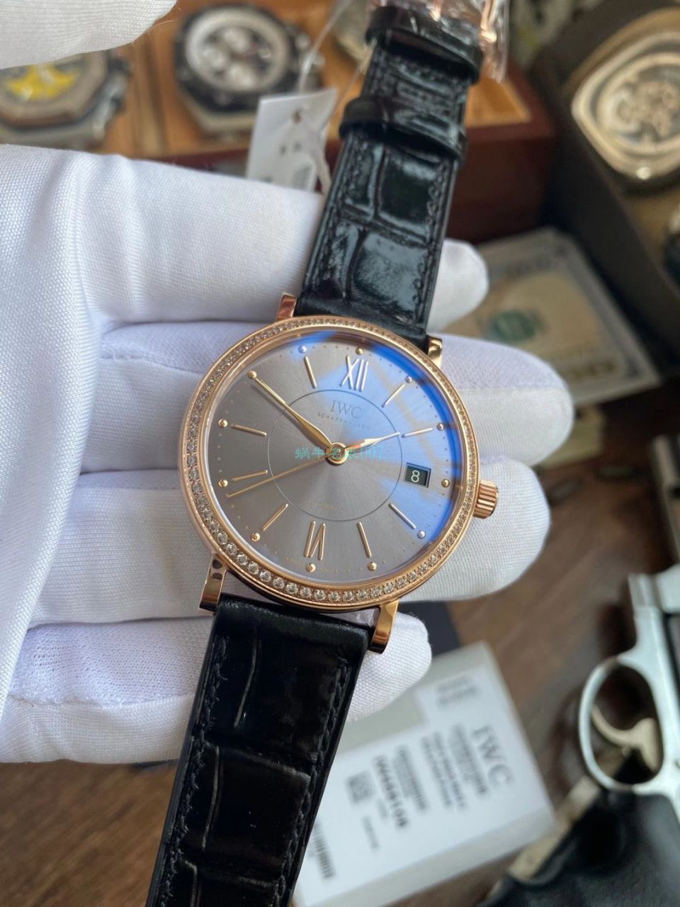 V7 Factory  IWC 一比一复刻高仿手表柏涛菲诺女装IW458108 wrist watch  / WG592