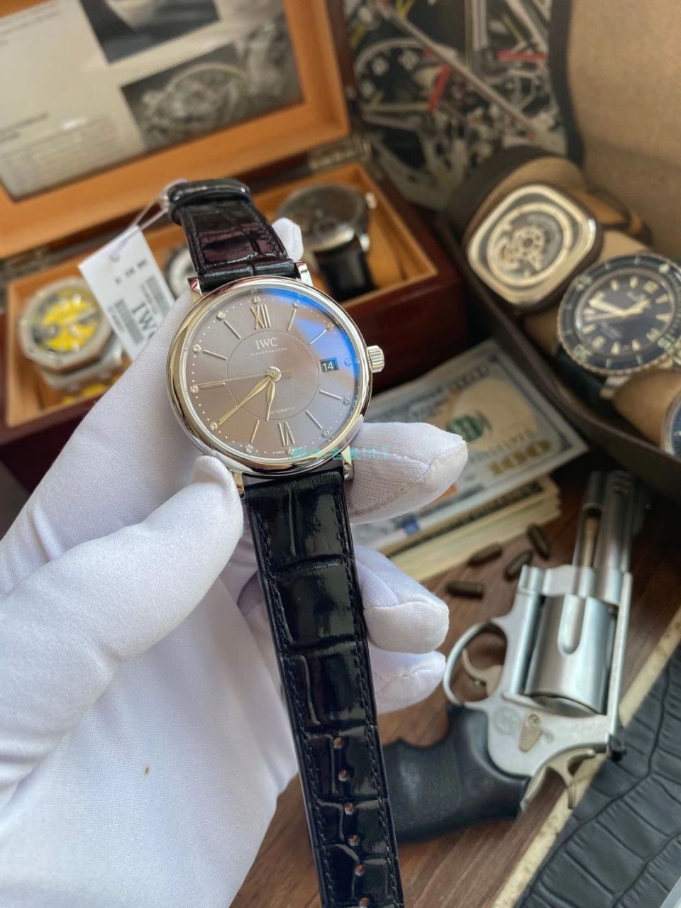 v7 Factory 手表怎么样 IWC 柏涛菲诺女装一比一复刻高仿IW458102 wrist watch  / WG593