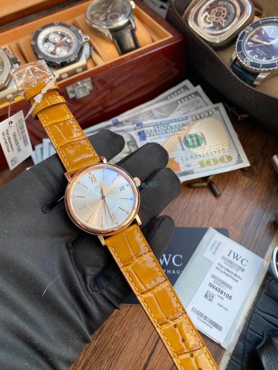 v7 Factory 柏涛菲诺 IWC 柏涛菲诺 top 复刻高仿IW458105女士 wrist watch  / WG596