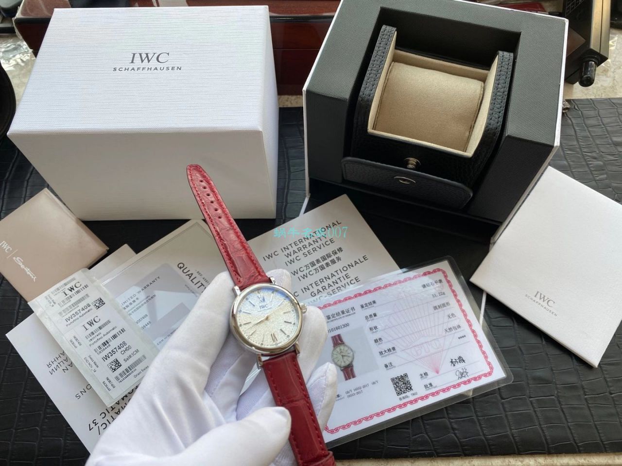 渠道原单IWC IWC 柏涛菲诺系列女装IW357408 wrist watch  / WG597