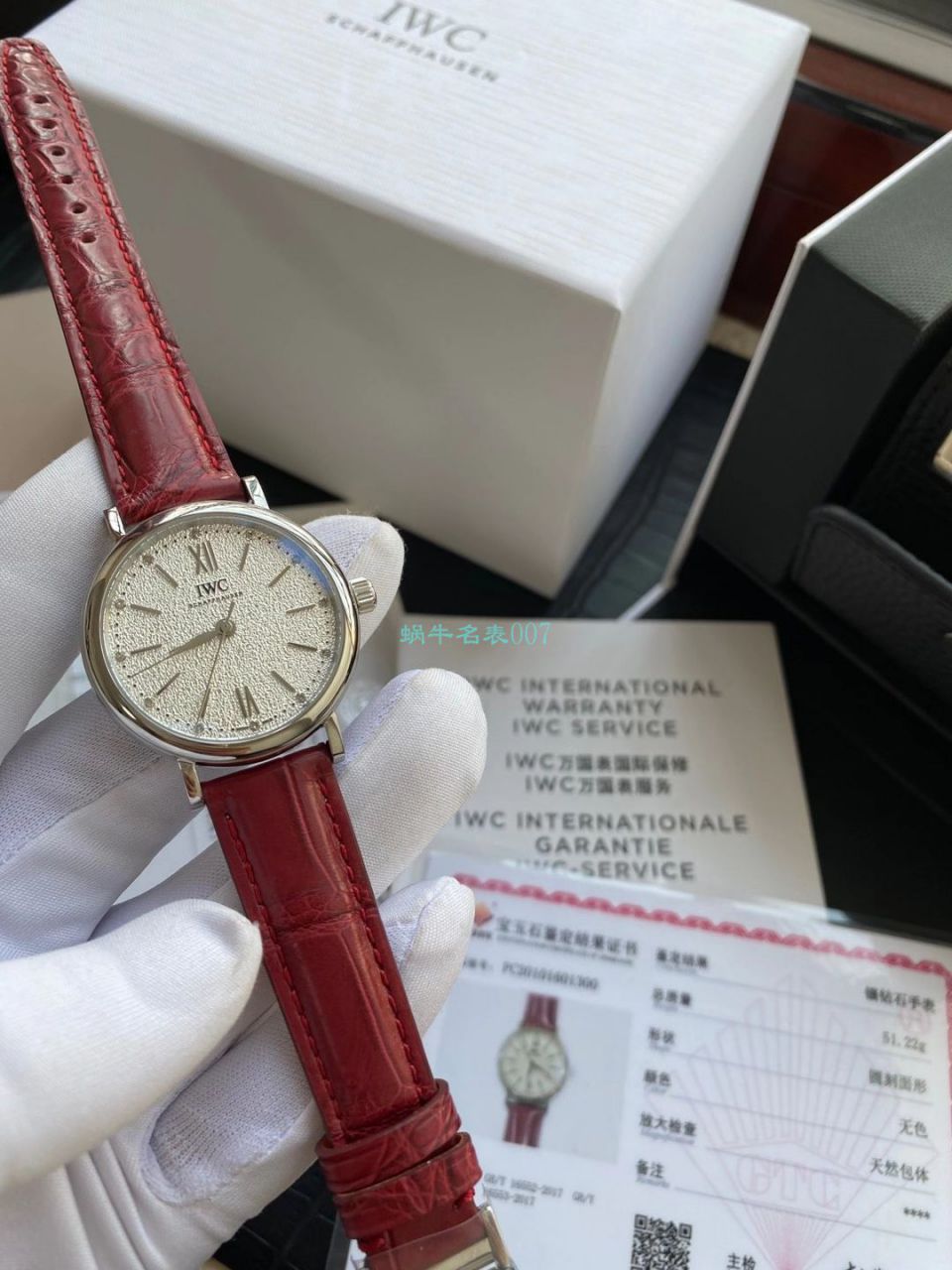 渠道原单IWC IWC 柏涛菲诺系列女装IW357408 wrist watch  / WG597