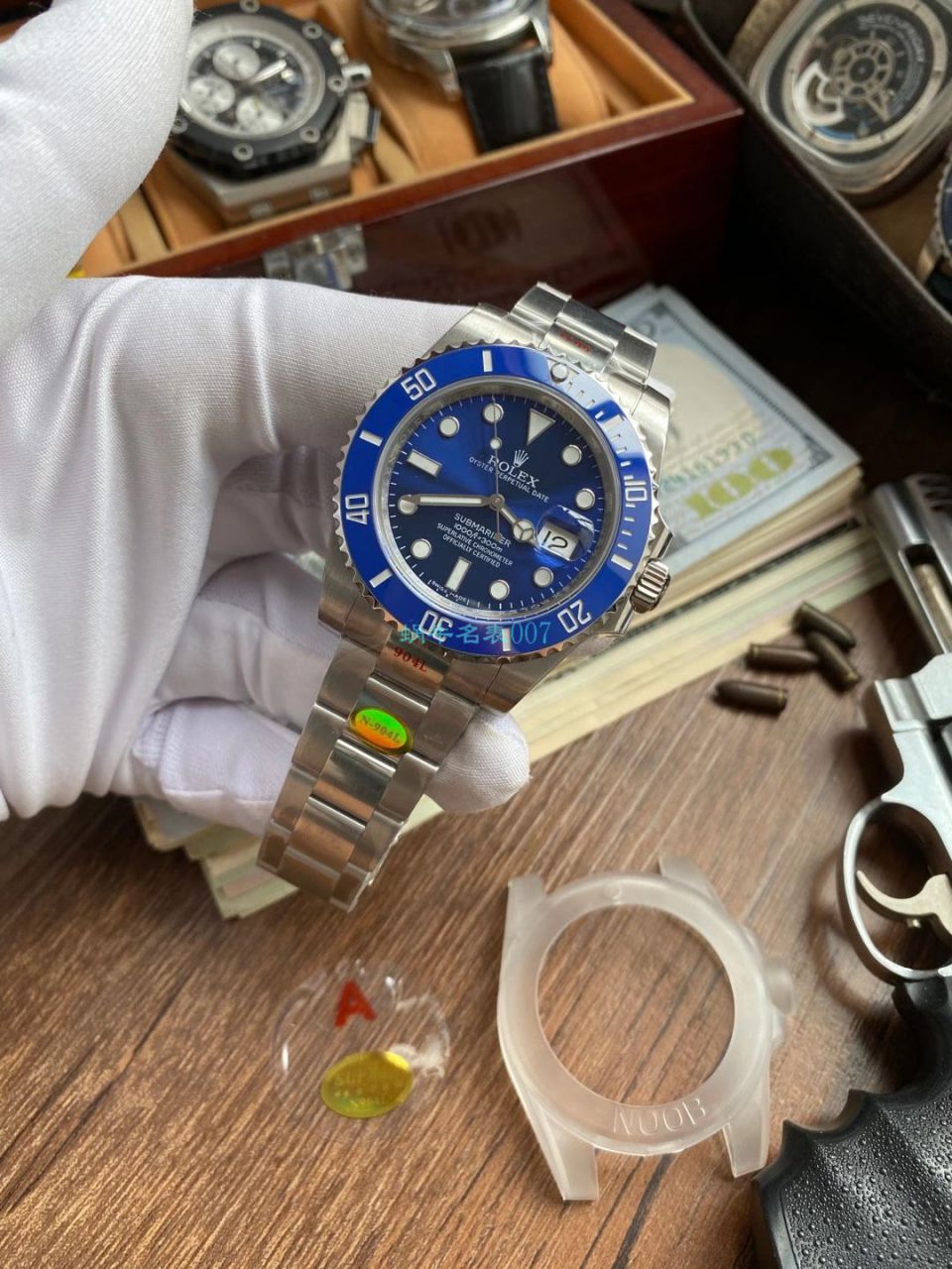 N Factory V10版 Rolex 蓝水鬼 Submariner 型一比一高仿手表116619LB-97209 wrist watch  / R681
