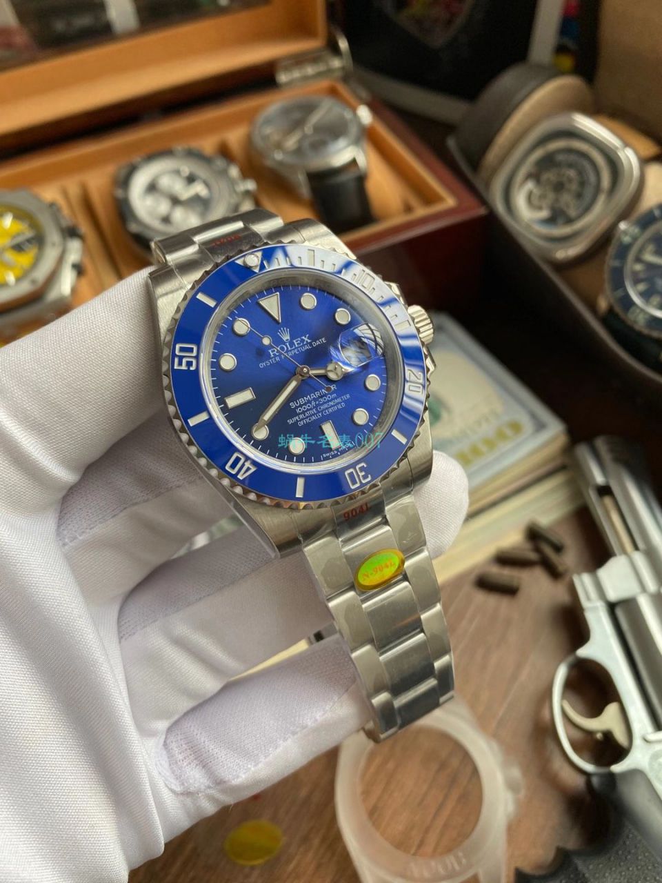 N Factory V10版 Rolex 蓝水鬼 Submariner 型一比一高仿手表116619LB-97209 wrist watch  / R681