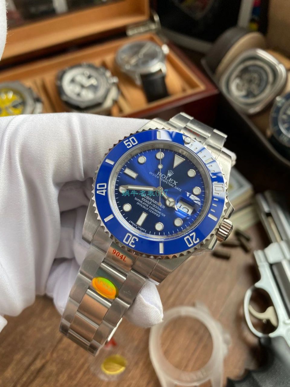 N Factory V10版 Rolex 蓝水鬼 Submariner 型一比一高仿手表116619LB-97209 wrist watch  / R681