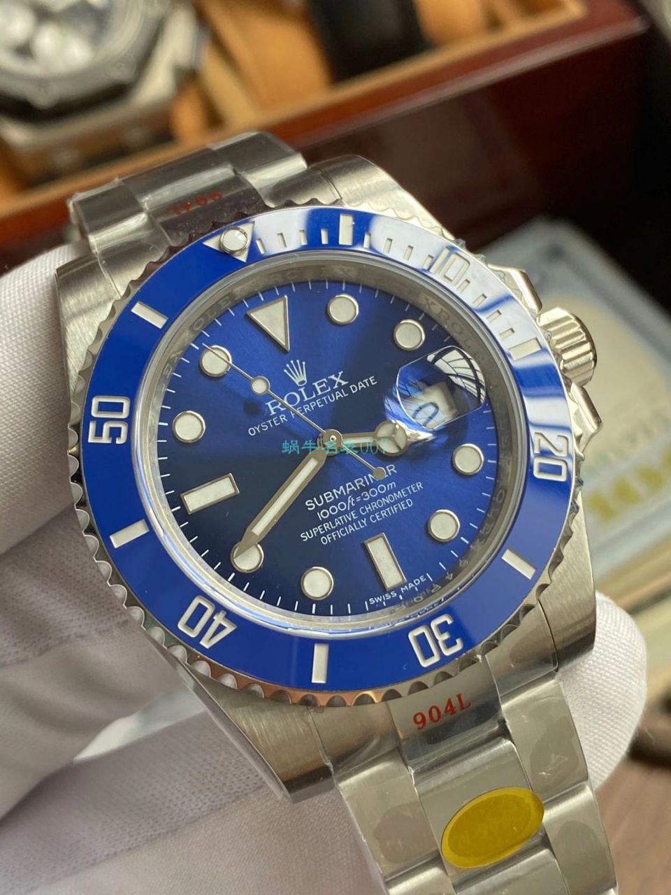 N Factory V10版 Rolex 蓝水鬼 Submariner 型一比一高仿手表116619LB-97209 wrist watch  / R681