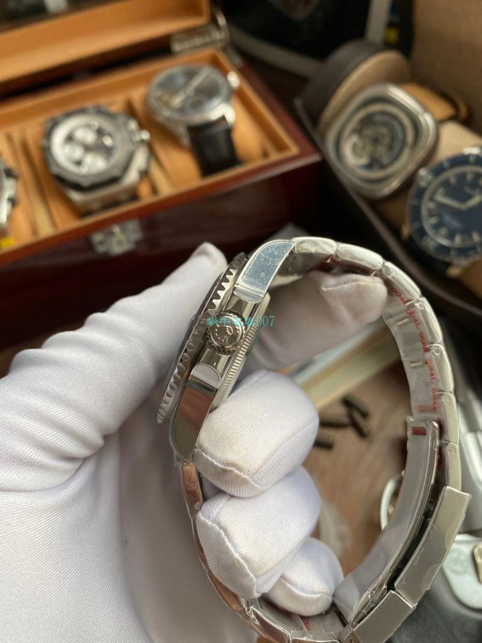 N Factory  Rolex  GMT MASTER II top 复刻高仿可乐圈红蓝 Composite 圈m126719blro-0003 wrist watch  / R682
