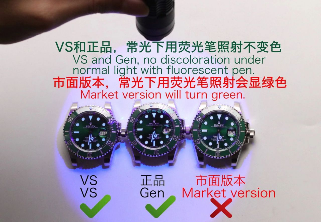  Video analysis VS Factory  Rolex  Submariner 116610LV-97200 top 复刻高仿手表 / R679VS