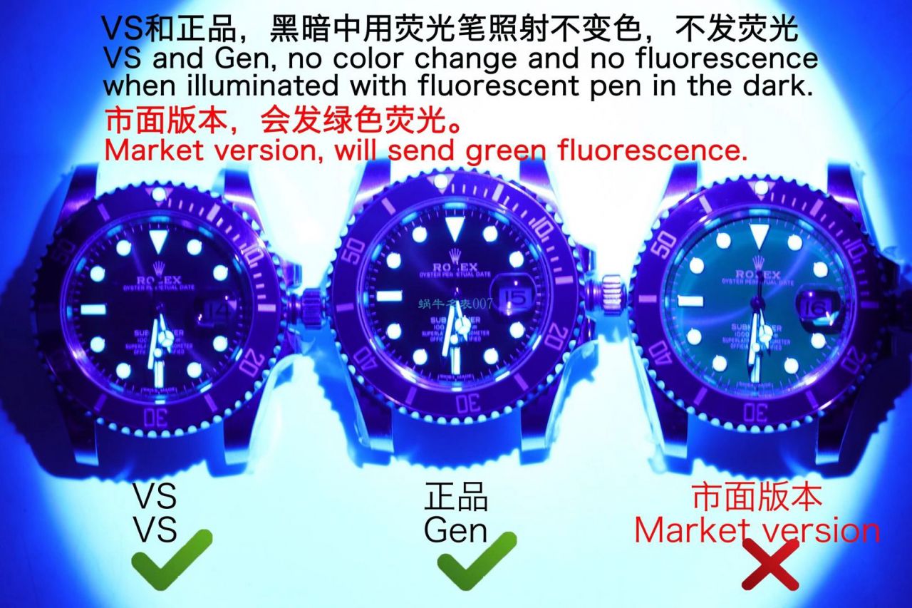  Video analysis VS Factory  Rolex  Submariner 116610LV-97200 top 复刻高仿手表 / R679VS