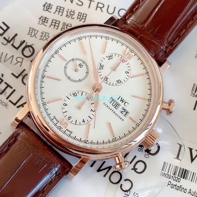 【原单】 IWC 表IWC柏涛菲诺系列150周年纪念版IW391024、IW391023 wrist watch  / WG172