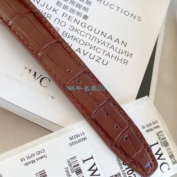【原单】 IWC 表IWC柏涛菲诺系列150周年纪念版IW391024、IW391023 wrist watch  / WG172
