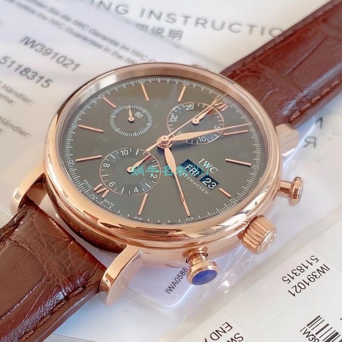 【原单】 IWC 表IWC柏涛菲诺系列150周年纪念版IW391024、IW391023 wrist watch  / WG172